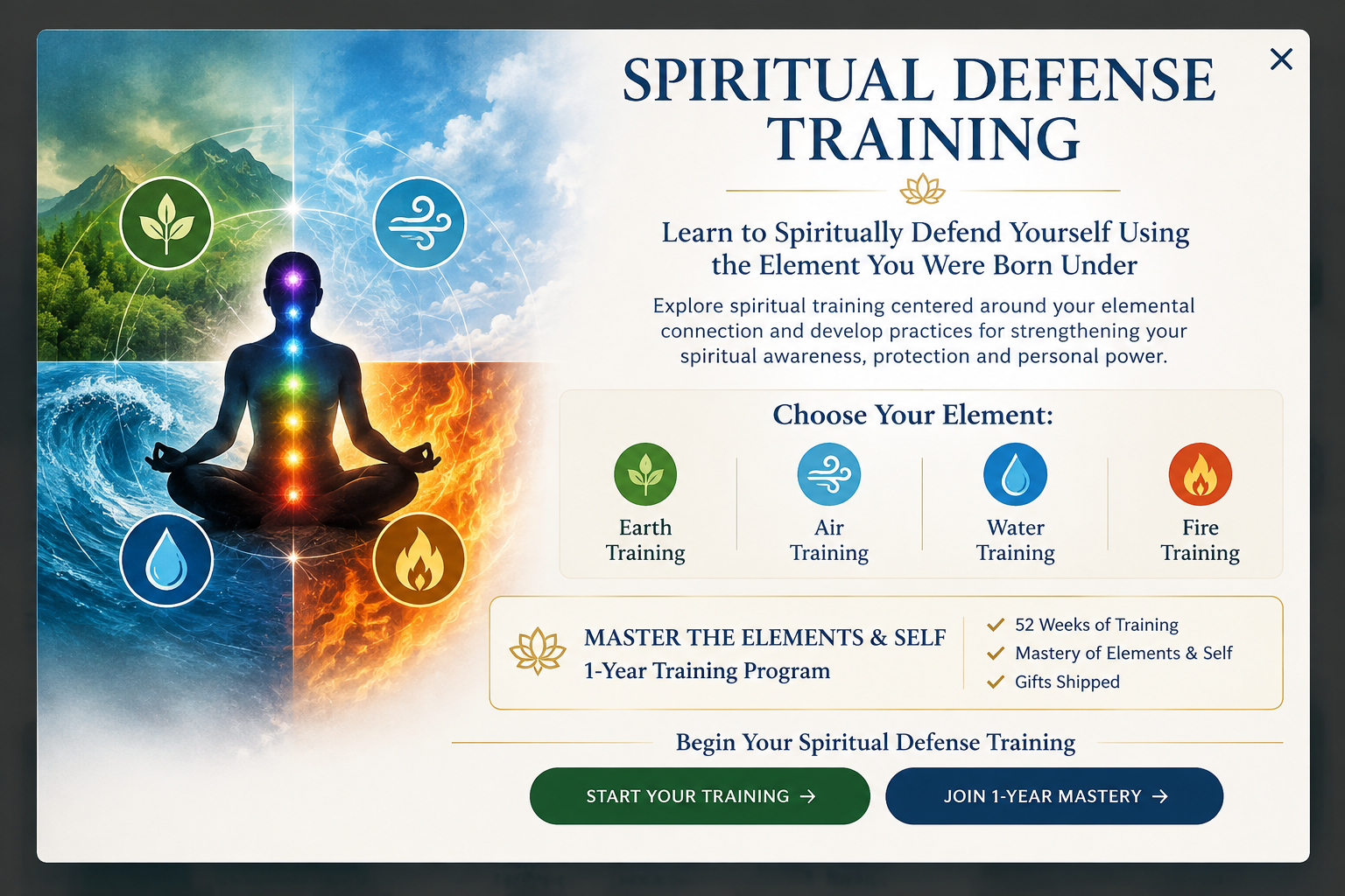 Spiritual Defense Training