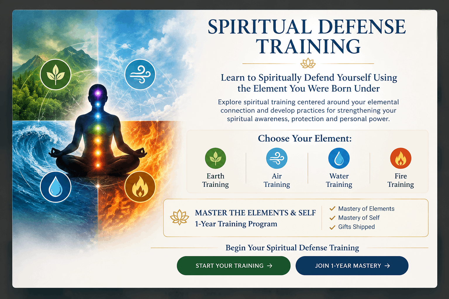 Spiritual Defense Training